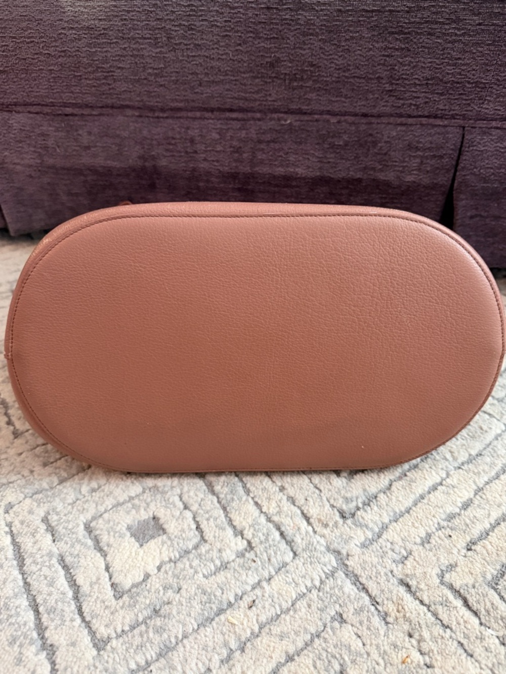 Kate Spade Rose Taupe Pebbled Leather Tote with Bow Accent - Picture 9 of 16